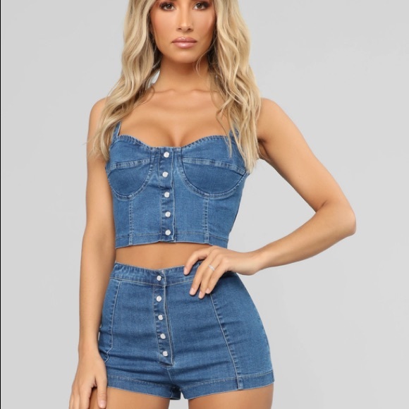 Fashion Nova Grace Denim Short 
